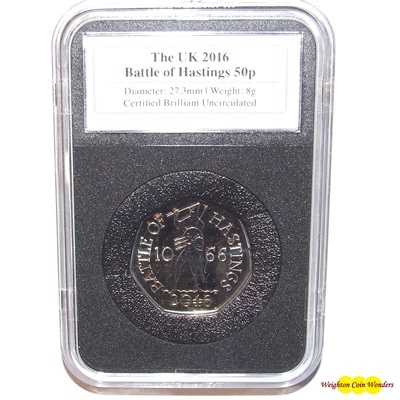 2016 The Battle of Hastings 50p